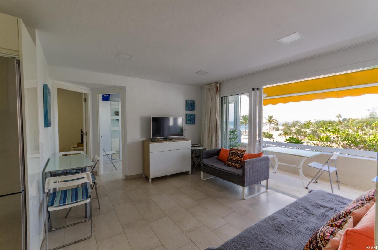 Holiday Apartment With Direct Sea Promenade Access Maspalomas  Exteriör bild